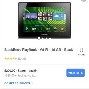 Blackberry Playbook Tablet